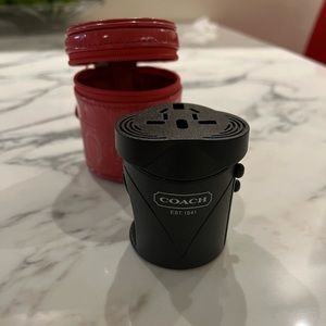 Coach World Travel Adapter with Case